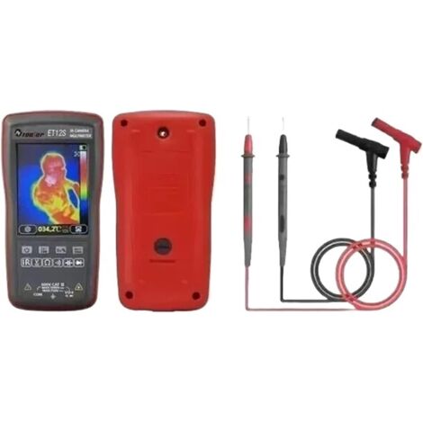 Caméra thermique multimètre 2 en 1, écran tactile 2,8 pouces, caméra infrarouge, détection de circuit solaire automobile (ET12S) (1/5)