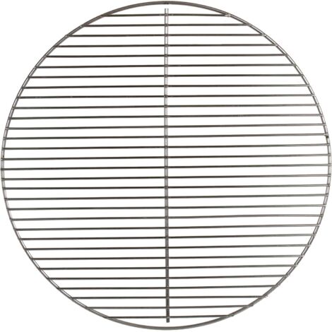Grille de barbecue en acier inoxydable AISI 430 – Diamètre 49 cm – Hypoallergénique et facile à nettoyer – Cuisson uniforme et savoureuse (1/5)