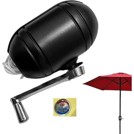 Accessoires pour Parasol de Terrasse Pièces de Parasol Gain de Place Parasol À Mât Central Avec Manivelle Gain De Place Pour Balcon, Jardin, Patio, Terrasse (1/5)