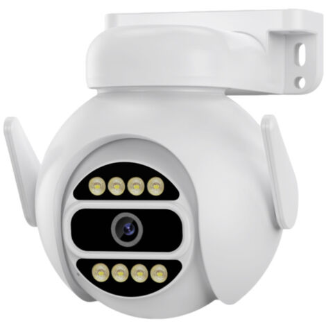 CaméRa WiFi 2MP Full HD CaméRa de Surveillance Wi-FI ExtéRieure Protection de SéCurité Vision Nocturne Moniteur éTanche pour Maison Intelligente (1/5)