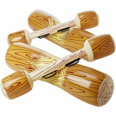 Jeu de combat flottant gonflable, 2 rangées de jeux flottants gonflables, radeau de combat gonflable pour piscine (1/5)