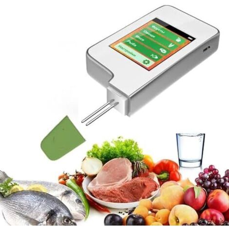 Détecteur de résidus de pesticides – Testeur de nitrate et qualité d'eau TDS – Bluetooth et écran capacitif – Portable et léger