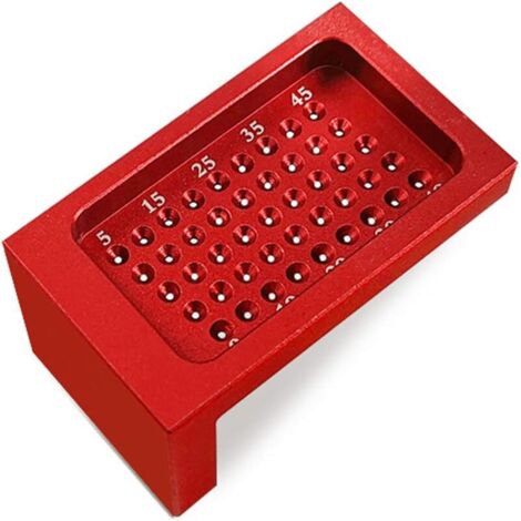 Règle guide de traçage en T pour le bois en alliage d'aluminium avec jauge de haute précision et marquage de calibrage croisé (1/5)