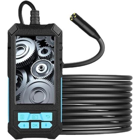 11Mm 5,0 Mégapixels Endoscope Endoscope Industriel Autofocus, Caméra d'inspection d'écran HD 1944P, Caméra d'égout étanche IP68 avec écran IPS 4,5", 4 Lumières LED,5M (1/5)