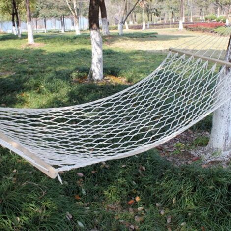 Balançoire Suspendue de Hamac en Maille Portable pour Le Camping de Voyage avec Une Fabrication Exquise, Décoration de Jardin Extérieur (1/5)