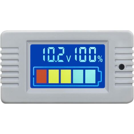 Précision de la capacité de la batterie de Test de compteur de batterie et moniteurs PowerLevels Suiatble pour les Batteries 12V 24V 36V 48V