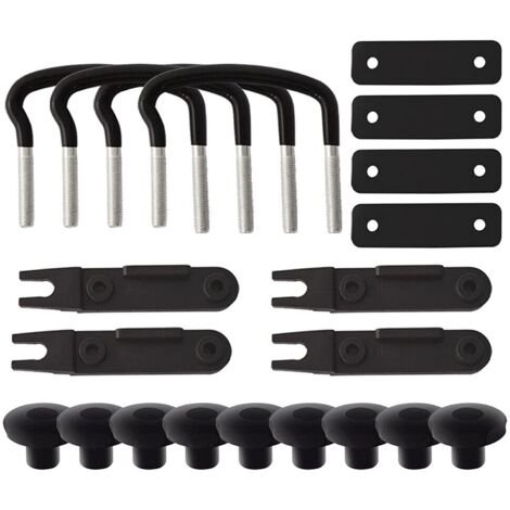 Toit Bagages Accessoires Sac U Boucle Métallique Fixations Autocollant Plaque Clip Rapide Bande de Bandage (1/5)