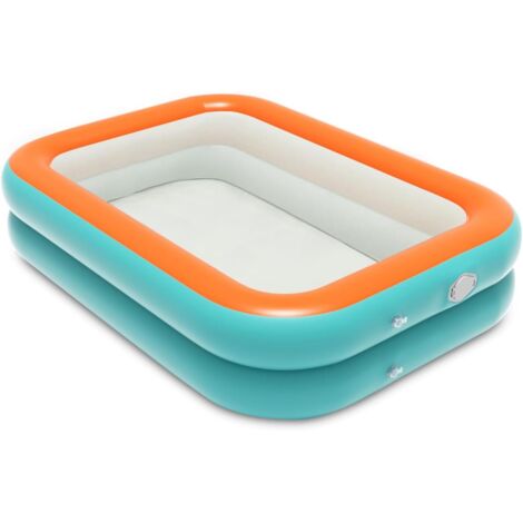 Piscine Enfant,Piscine Gonflable Carré,Pataugeoire Piscine Bebe,Extérieur Été Pataugeoire pour Famille Jardin,Gonflable Jouets Aquatiques pour Enfants Intérieur et Extérieur