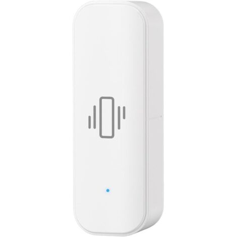 Capteur de vibration intelligent – Application Tuya Smart Life – Notifications push – Sensibilité réglable – Voyant rouge de détection