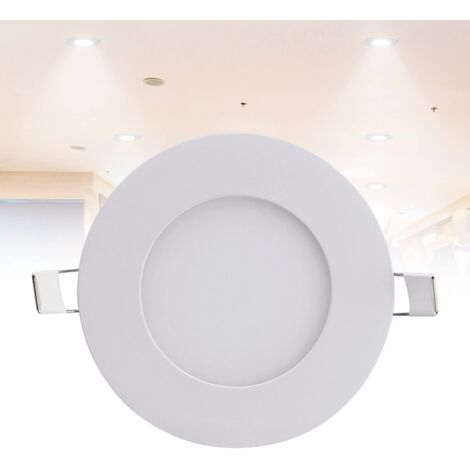 Soldes 6 W LED Downlights pour plafond 10,2 cm, 6500 K Blanc Froid LED Encastrable, Trou Ø 100 mm, 360LM IP21 Spots pour Couloir Salon 1 Paquet (1/5)