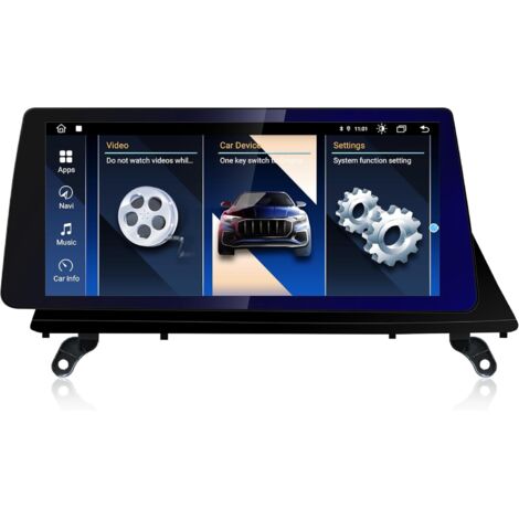 Autoradio Android 13 pour BMW X5 E70 E71 2007-2010 – Écran 10,36" HD – GPS 4G/Wifi – Bluetooth 5.0 – CarPlay/Android Auto (1/5)