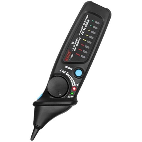 Détecteur de tension sans contact avec prise de courant électrique 12-1000 V Mode automatique/manuel Sensibilité réglable (1/5)