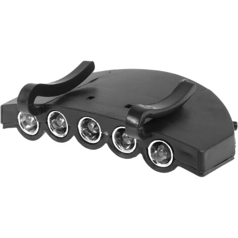 Lampe frontale de randonnée Lampe de poche Lampe de poche Lampe frontale de camping à pince Accessoires pour casque de sécurité Lampe de camping Lampe de poche Lampe frontale (1/5)