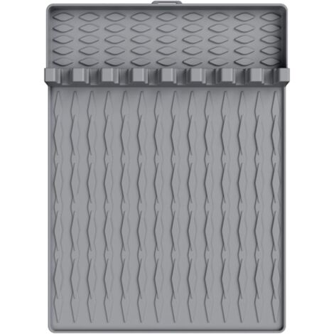 Tapis de barbecue résistant à la chaleur en silicone texturé pour usage domestique et commercial (1/5)