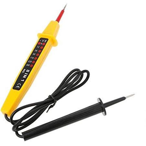 universel 6 V  380 V 8 en 1 testeur détecteur de tension compteur de continuité testeur de lumière Auto électrique stylo détecteur Test crayon
