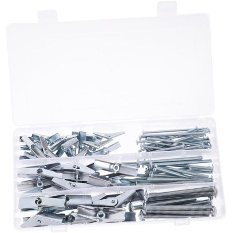 48pcs combo box, parapluie type fer avion orchidée clip expansion vis fer avion (1/5)