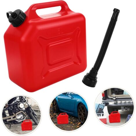 Seau d'huile épaissi portable en plastique HDPE seau à essence, réservoir de carburant de voiture 5L (1/5)