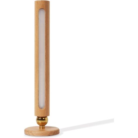 Lampe frontale miroir de salle de bain, LED home, bois, applique murale pivotante, lumière blanche chaude (1/5)