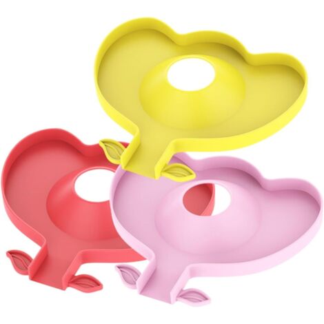Support d'évier multi-usages, protège-robinet, tapis d'évier, support à vaisselle en silicone pour le rangement de la cuisine - 3 pièces (1/5)