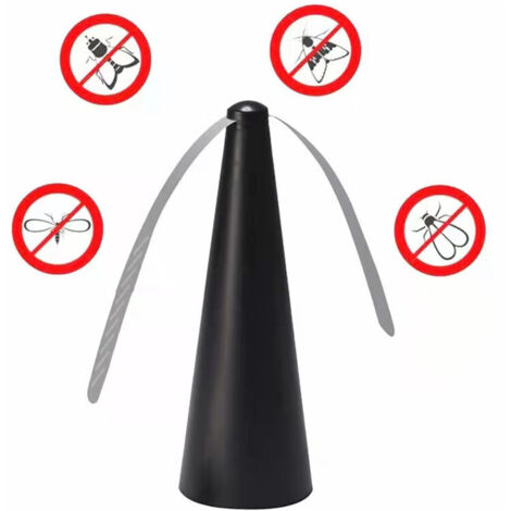 2 Ventilateur Anti-Mouches, Ventilateur Anti Mouche De Table Portable, Ventilateur De Table Anti Mouche À L'intérieur Et À L'extérieur, Anti Mouche Pour Les Restaurants, Les Pique-Niques (1/5)
