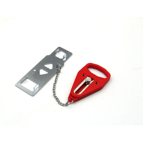 Fermeture Entrebailleur De Verrou Serrure Loquet Porte Portable Hotel Coulissante D'EntréE Bloque SéCurité Portes Verrous, 2 PC (1/5)