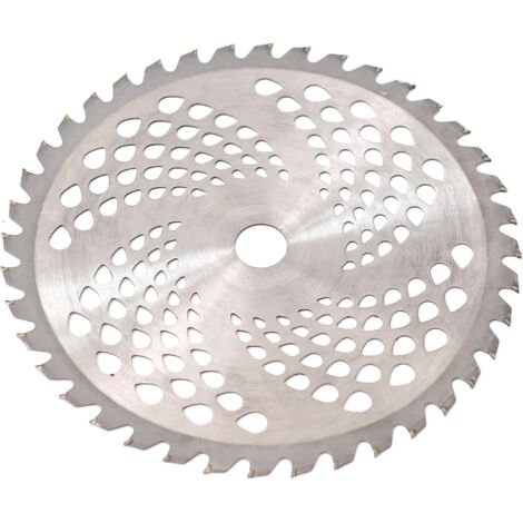Generic Lame de scie circulaire en métal dur de haute qualité pour débroussailleuse 255 x 25,4 mm 40 dents (1/4)