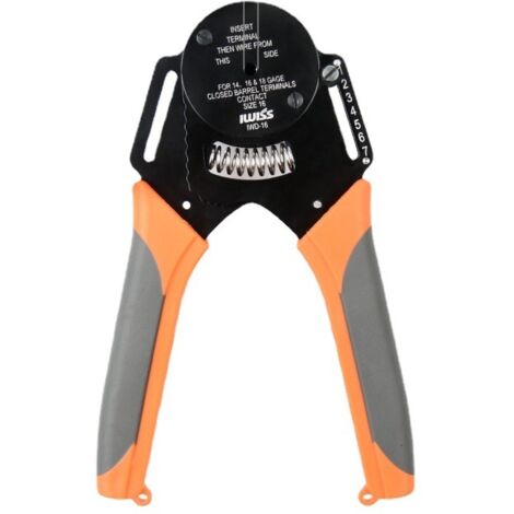 Closed Barrel Crimper 4 Way Indent,8 Impression Type for Deutsch Solid Contacts gage 14,16&18(IWD-16) (1/5)