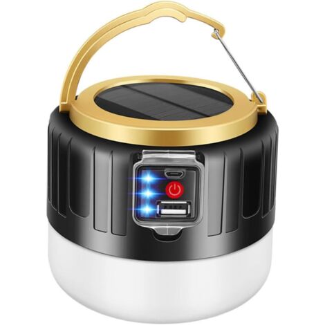 Lanterne De Camping Solaire Rechargeable Source Dalimentation De Secours Pour Téléphone [Classe énergétique A+] (1/5)