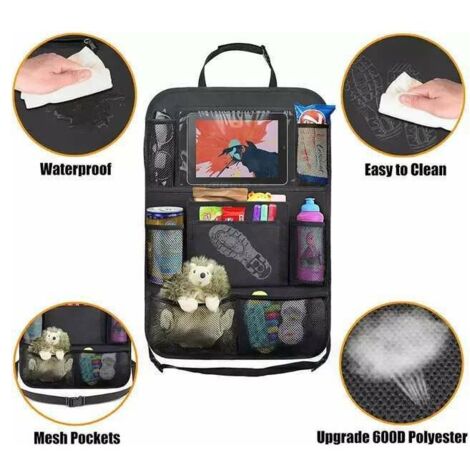 Organisateur de Voiture, 1Pcs Protège Siège Voiture, pour Bébé/Enfant, Protection Siege Imperméable (1/5)