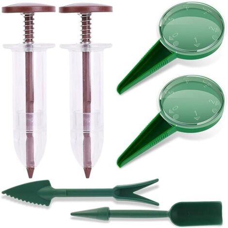 6 x Mini distributeur de graines, semeuse à main, distributeur de graines pour semeuse, semeuse universelle pour la semence horticole (1/5)