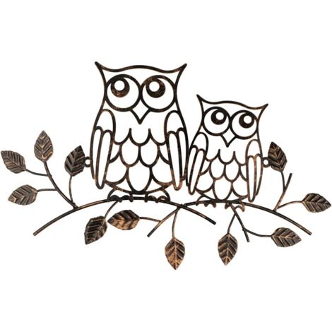 Décoration murale Owl Home tenture murale extérieure pour chambre à coucher salon jardin extérieur (1/5)