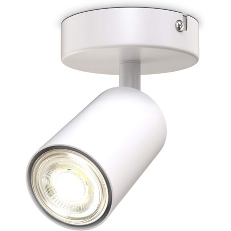 spot plafond I pivotant I orientable I GU10 I blanc mat I livré sans ampoule (1/5)