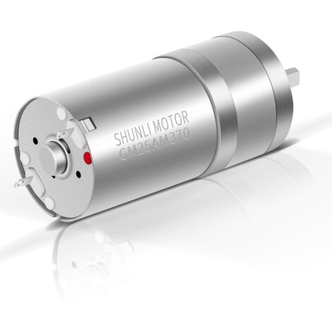Mélangeur balayage Robot micro DC moteur de réduction, micro moteur, 25mm, 12V (1/4)
