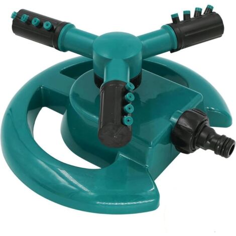 Asperseur Rotatif 360° pour Gazon 3/4 Pouce,Asperseur de Jardin à Raccord Rapide,Asperseur Rotatif Automatique pour Grandes Surfaces,Systèmes d'Arrosage,Économique en Eau & Robuste (1/5)