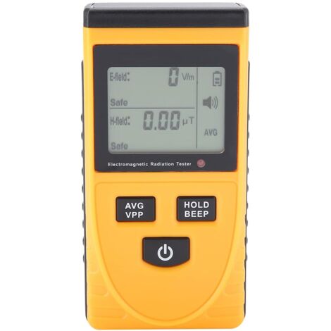 Radiation Tester,Electromagnetic Radiation Detector,EMF Tester GM3120,Sound and Light Alarm,Data Locking,Radiation Assessment,Large and Clear LCD Display Screen,Compact Size