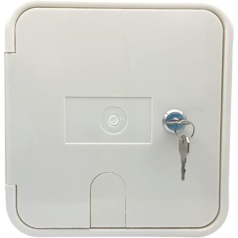 RV Electrical Cable Hatch Lock with Key RV Cable Hatch Lock with Key RV Accessories & Door Hardware (White) (1/5)