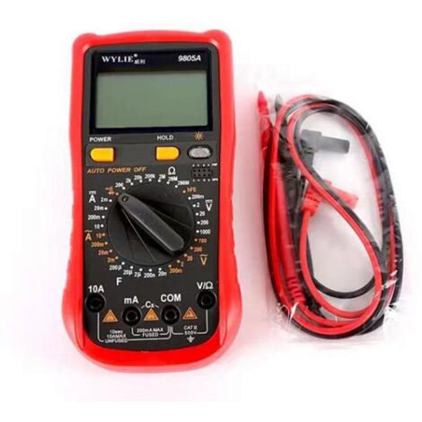 Multimètre Numérique et Analyseur 1000V DC 750V AC Compteur de Tension de Courant Affichage Numérique Volt Amp Testeur (1/5)