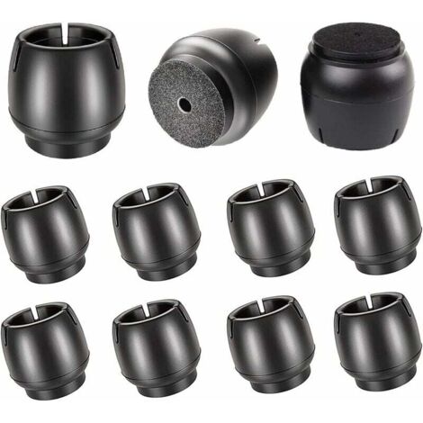 Protection Pied De Chaise, Silicone Capuchon Pied Chaise, 12Pcs Rond Protege Pied De Chaise Pour Les Jambes De Chaise -12-16Mm (1/5)