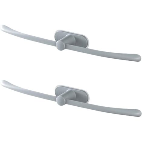 Porte-Serviettes de Douche Suspendue en Plastique sans Forage for la Salle de Bains Cuisines balcons N ° de dégâts au Mur Porte-Serviettes(Dark Gray) (1/5)