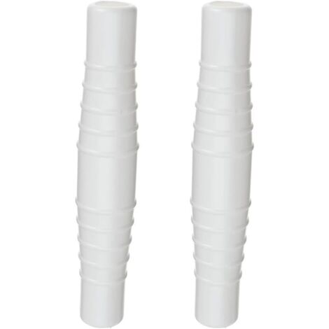 Lot de 2 connecteurs de tuyau de piscine à double tête pour tuyaux d'aspirateur de piscine de 1,27 cm et 1,9 cm (1/5)