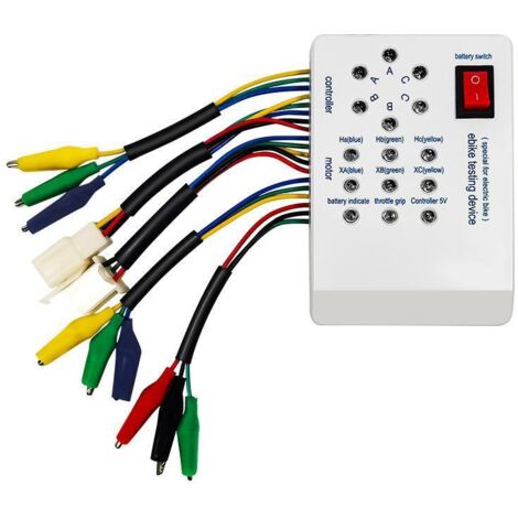 Testeur de Moteur Sans Balais, Testeur de Contrôleur de Moteur de Voiture Sans Balai pour Scooter Électrique, Contrôleur de Dispositif de Secours Alimenté Par Batterie Rapide (1/5)