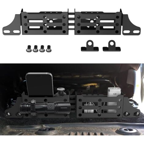 Car Seat Brackets Storage Basket - Universal Molle Panel Organizer Compatible with Toyota Tacoma 4Runner Lexus GX460/GX470 Tactical Gear Mounting System & Quick Installation