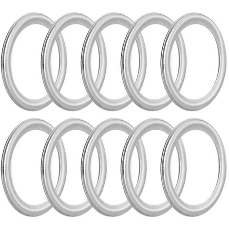 M20 Oil Drain Plug Gaskets Crush Washers Seals Rings for Subaru Baja Forester Impreza Legacy Outback STI WRX, Replacement for The Part 11126AA000, Used for Oil Change, 10 Pack (1/5)