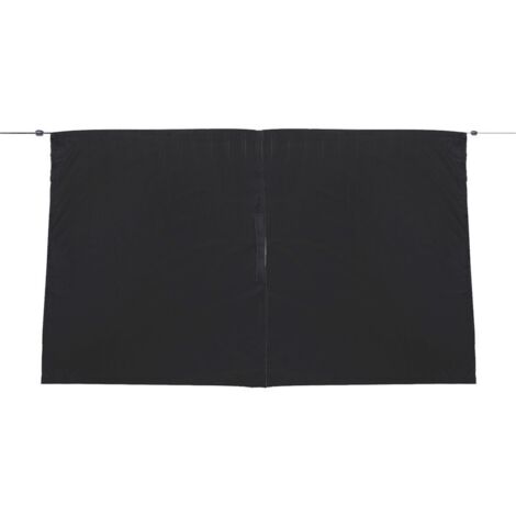 Nazalus-Vente Auto Rideau de Confidentialité, Pare-Soleil de Séparation de Voiture, Détachable Rideaux de Séparation de Voiture, Isolation Thermique, pour Voyage Camping 146 76cm (1/5)