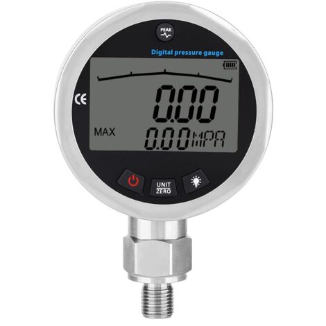 DPG-80B Manomètre Numérique Manomètre pour Eau Gasoil 0-10000PSI (1/5)