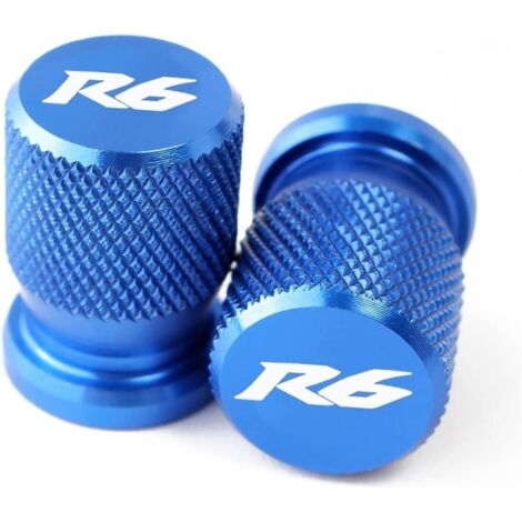 Pour Yamaha YZF R6 CNC Valve de pneu en aluminium Air Port Cover Cap accessoires de moto (1/5)