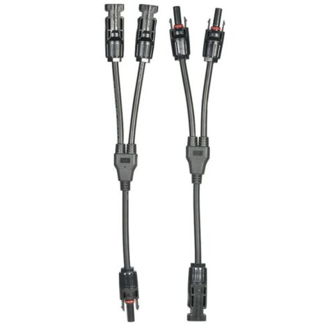 Adaptateur De Connecteur De Cable De Panneau Solaire Mc4 Branche Y, 1 Paire M/FF Et F/MM - 1 Paire M/FF Et F/MM (1/5)