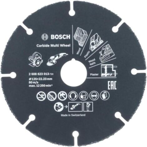 1x Disque à tronçonner Expert Carbide Multi Wheel (pour Bois dur, Ø 76 mm, Accessoire Petite meuleuse angulaire) (1/3)