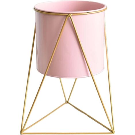 Support de pot de fleur en métal, support de plante en pot, panier de fleur rond géométrique, étagère de pot de fleur pour plusieurs plantes, maison, , grand (1/5)
