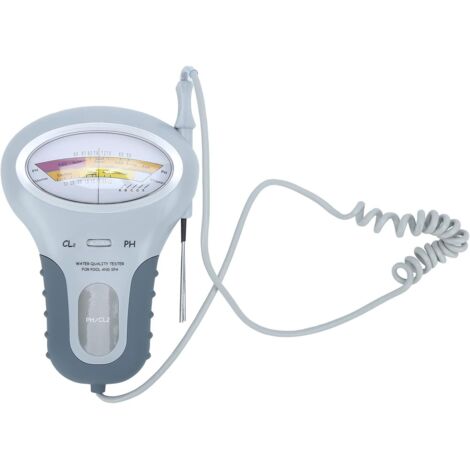 PH Testeur Chlore Testeur Numérique Testeur de Chlore de PH Multifonction pour Surveiller la Valeur de PH et le Niveau de Chlore des Piscines (1/5)